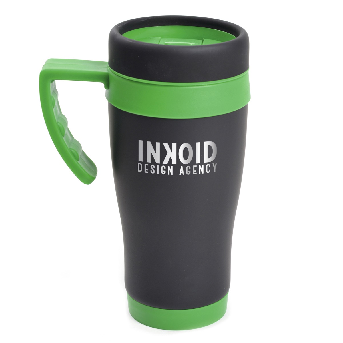 Travel Mug in Black Stainless Steel